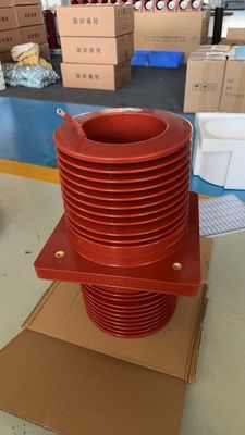 40.5kv Casting Resin Wall Bushing Insulation With Shiled Net Cross Double Copper Bus-Bar In SwitchgearBusbar Holes