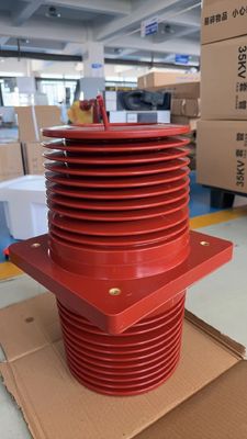 40.5kv Casting Resin Wall Bushing Insulation With Shiled Net Cross Double Copper Bus-Bar In SwitchgearBusbar Holes