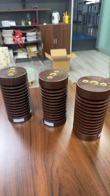 H=175mm 24kV Epoxy Resin Medium Voltage Insulators , Support Insulator Water Resistance