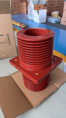 40.5kv Casting Resin Wall Bushing Insulation With Shiled Net Cross Double Copper Bus-Bar In SwitchgearBusbar Holes