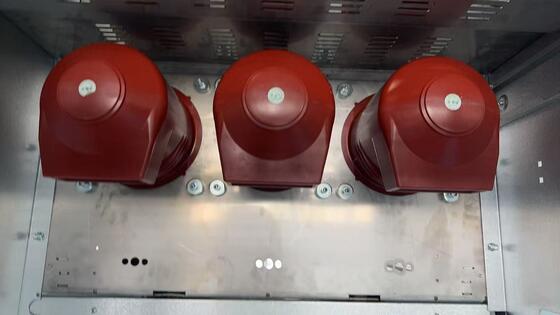 11kV Red Color Switchgear Epoxy Resin Cast Bushing Heat Resistance 4000A